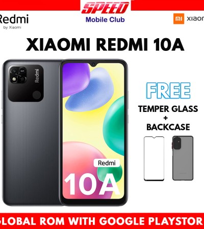 Xiaomi Redmi 10A | 2GB+32GB | 4GB+64GB | 4GB+128GB | Global ROM | Brand New With Warranty | FREE TEMPER GLASS+BACK CASE OR DISCOUNT PRICE