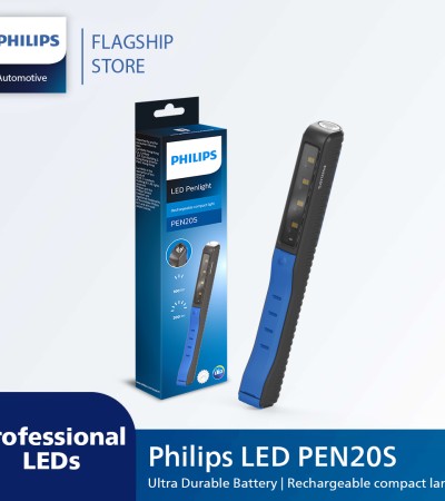 NEW | Philips LED Work Light | Rechargeable Compact Lamp PEN20S | Ultra durable battery