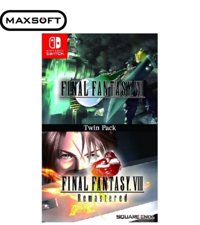 Final Fantasy 7 & Final Fantasy 8 Remastered Twin Pack - Nintendo Switch