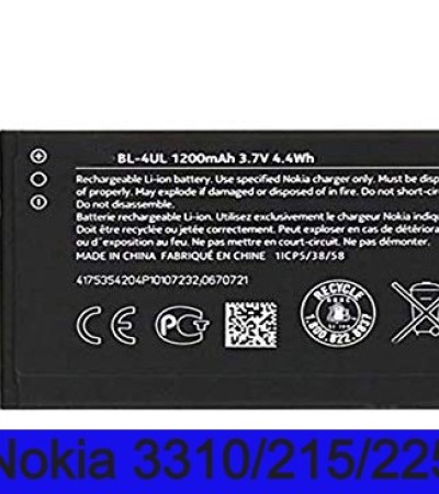 Nokia 3310/215/225 Battery (BL-4UL)(Bulk) (1 Month Warranty)